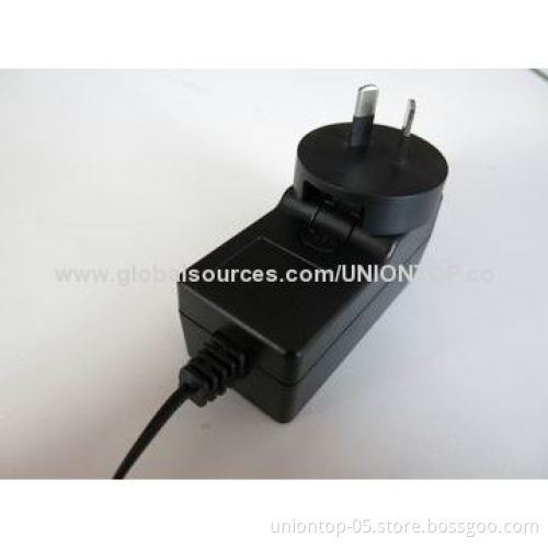 CE/FCC/UL/RoHS 18W 12V0.5A AC/DC universal travel adapters for CCTV camera and LED light